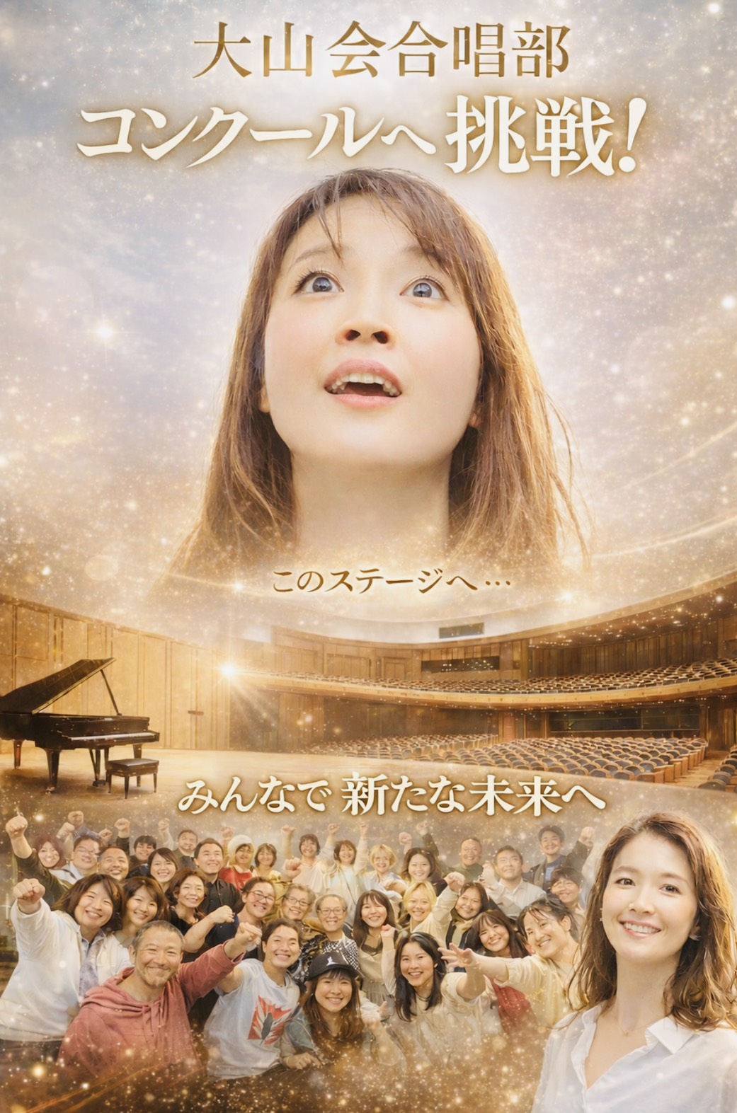 大山会 合唱コンクール挑戦 2027 チラシ